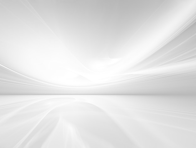 Abstract white background with smooth lines