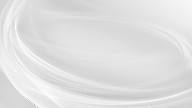 Abstract white background with smooth wavy lines