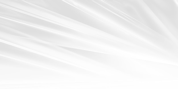 Abstract white background with smooth wavy lines