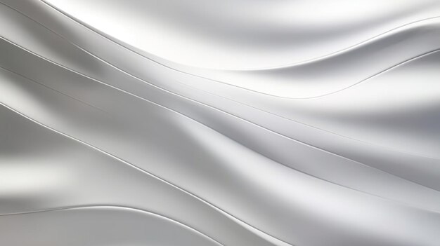 Abstract white background with smooth wavy lines