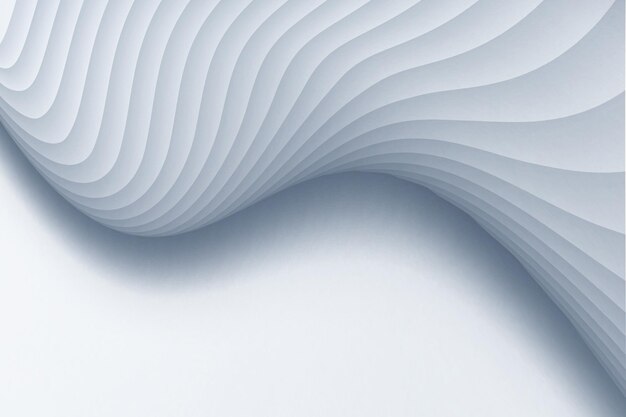 Abstract white background with wavy lines White wavy lines texture texture background