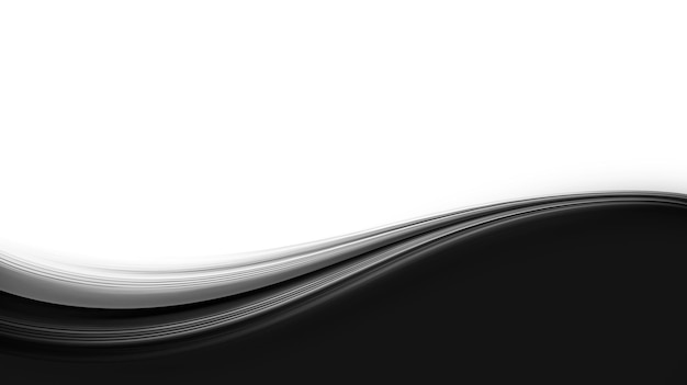 Abstract white and black wavy lines as background