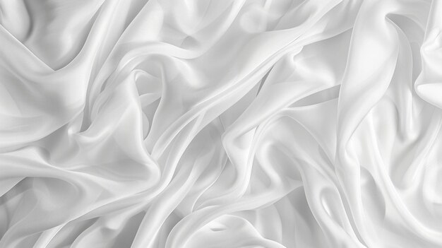 Photo abstract white fabric texture background