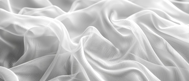 Abstract White Fabric Texture