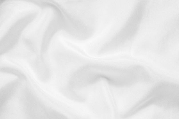 Abstract white fabric with soft wave texture background