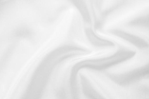 Abstract white fabric with soft wave texture background