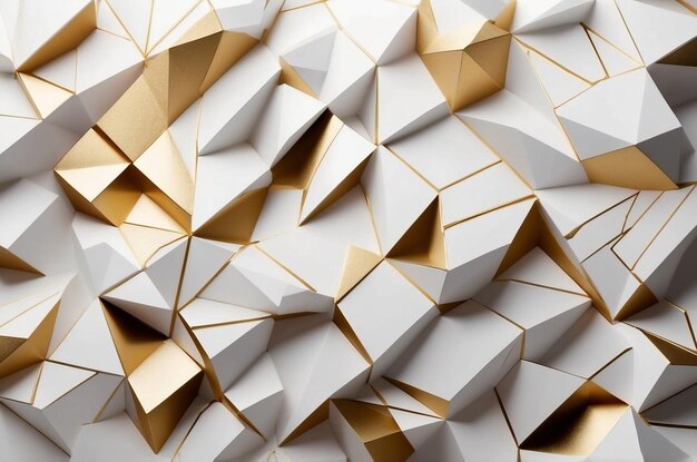 Photo abstract white and gold background