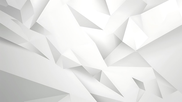 Abstract white minimal background design with geometric shapes