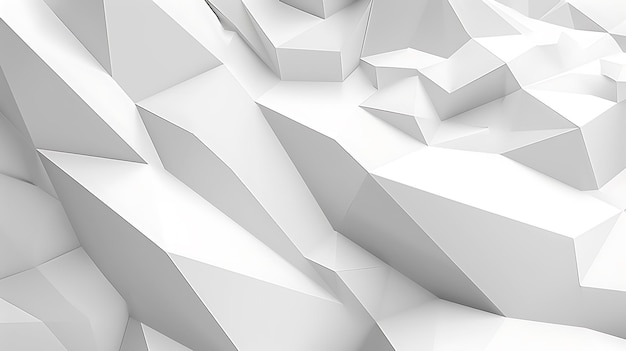 Abstract white minimal background design with geometric shapes