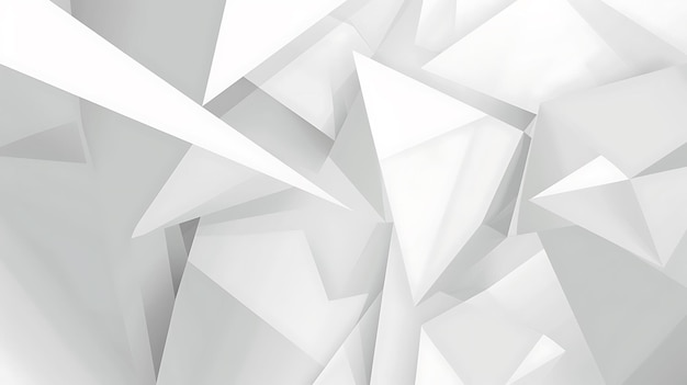 Abstract white minimal background design with geometric shapes