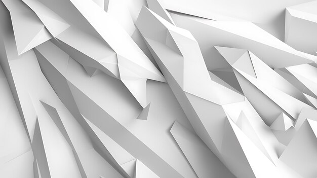 Abstract white minimal background design with geometric shapes