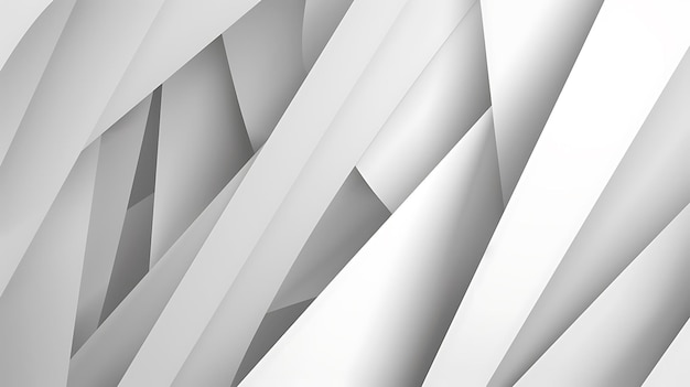 Abstract white minimal background design with geometric shapes