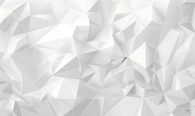 Photo abstract white polygonal background