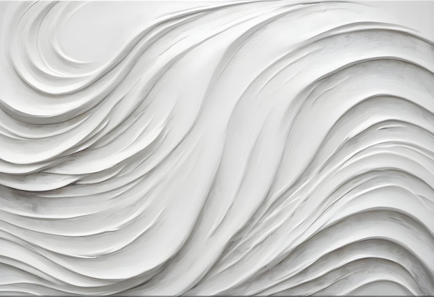 Abstract White Swirling Wall Texture