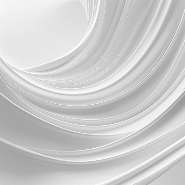 Abstract White Wavy Lines HighQuality Intricate Background Photo