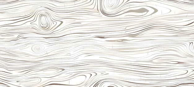 Photo abstract white wooden grain pattern with brown lines