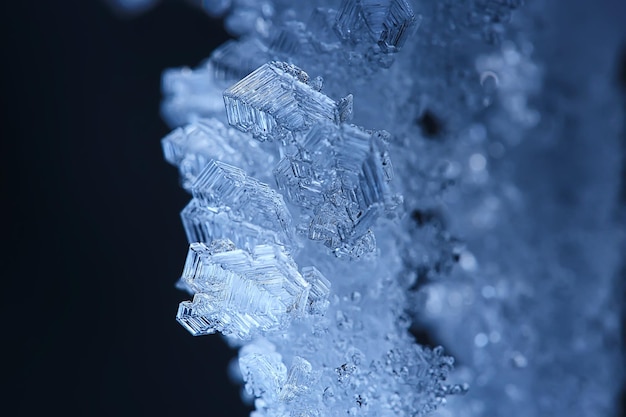 abstract winter background hoarfrost frost ice snow seasonal