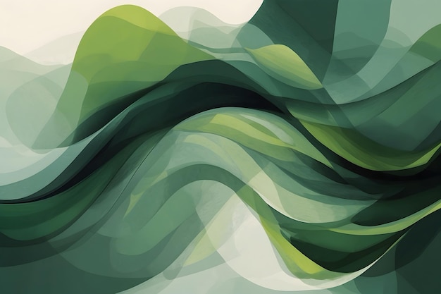 An abstract with green background