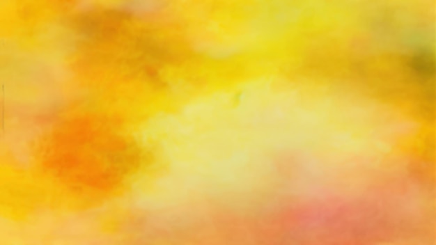 Abstract yellow background with watercolor texture Generative AI