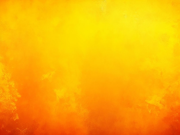 Abstract yellow and orange background with grunge texture effect