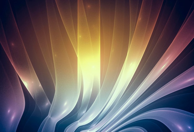 Abstraction dark colorful background for card and other design artworks. Abstract orange background with fractal waves