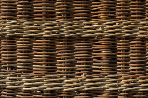 Abstractl straw weave background made of interlaced lines of straw