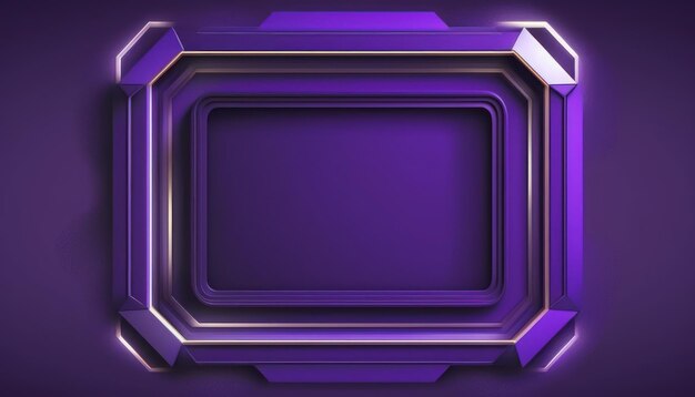 Abstrast purple background futuristic empty frame for text