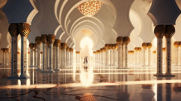 Abu dhabi Islamic mosque architecture