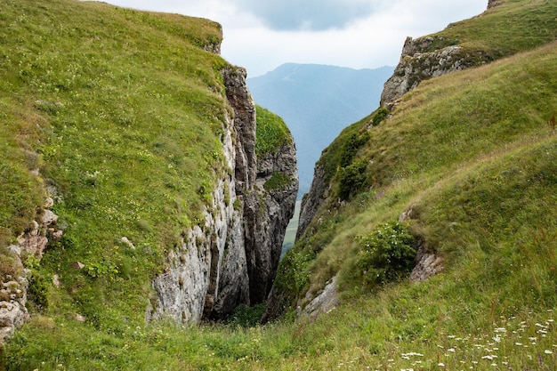 Abyss on top of a mountain