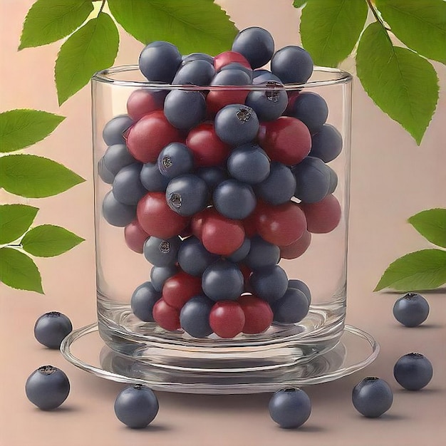 Acai berries Ai Generated