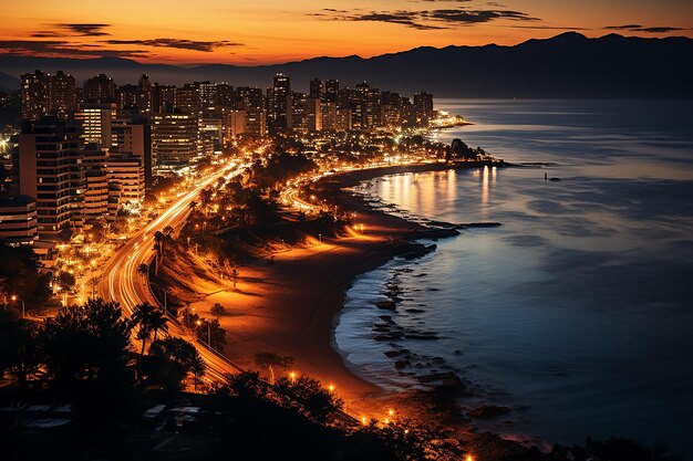 Acapulco Beach Coastal City Bay