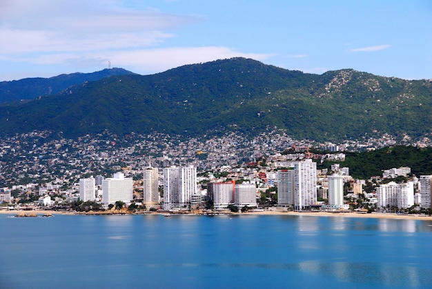 Acapulco Mexico, View of the Port and La Costera, panoramic view, Pacific Ocean, travel, tourism