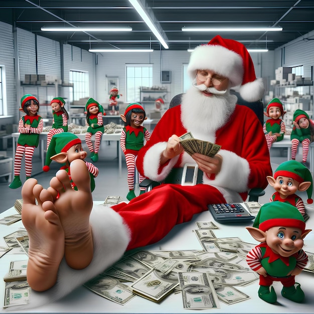 accounting for Christmas profits