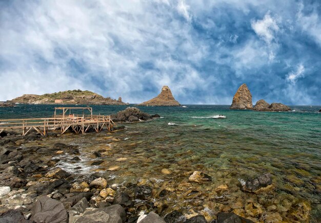 Aci Trezza Sicily Cyclopes Stacks rocks