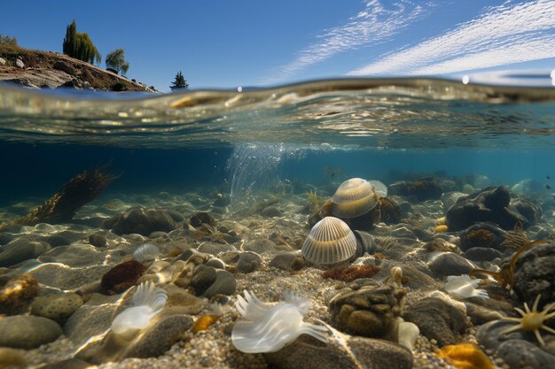 Acidification of oceans affecting shellfish and marine organisms