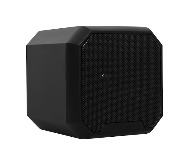 acoustic system speakers for a computer on a white background