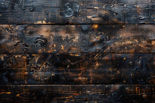 Photo actem1005172 burned wood wall background in the style of dark amber rusticcore luminous shadows deco