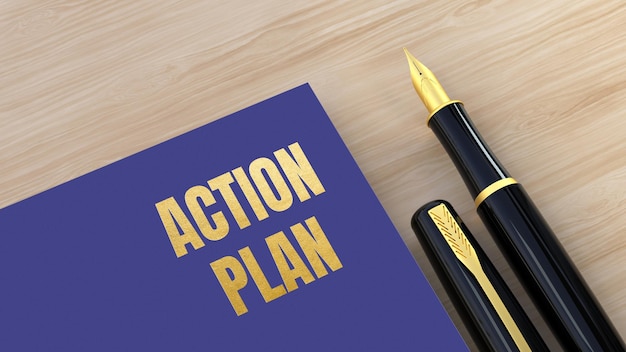 Action plan concept.