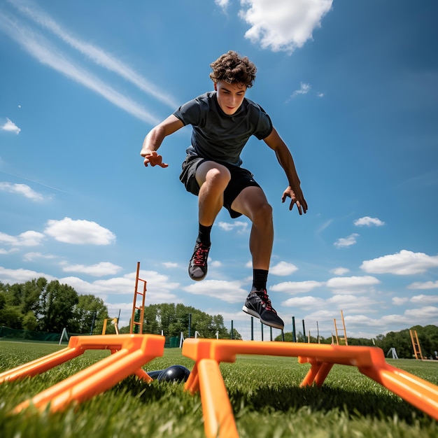 In Action Unleashing Speed and Precision During Agility Training