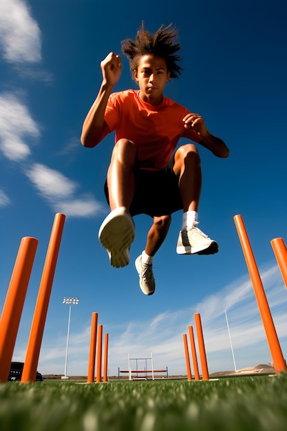 In Action Unleashing Speed and Precision During Agility Training