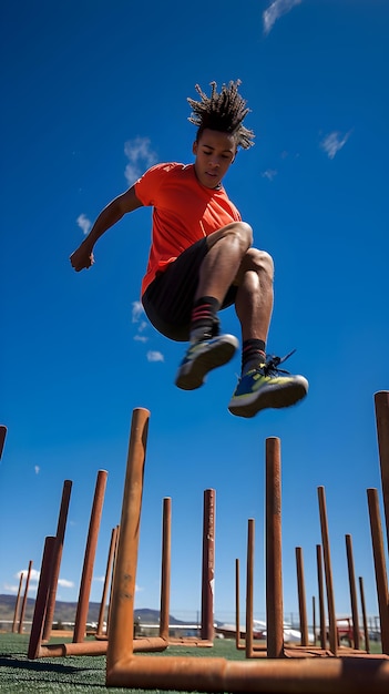 In Action Unleashing Speed and Precision During Agility Training