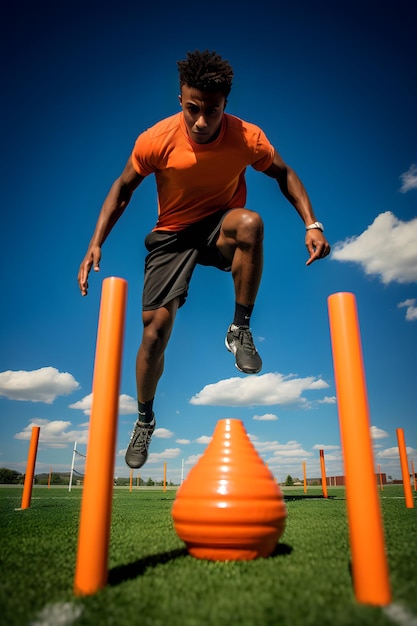 In Action Unleashing Speed and Precision During Agility Training