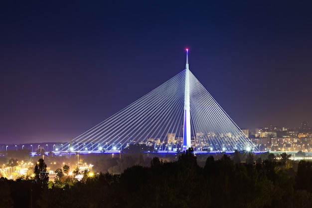 Ada bridge by night