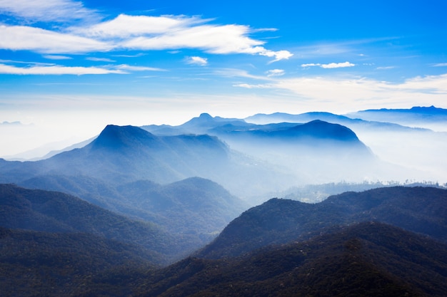 Adams Peak sunrise view