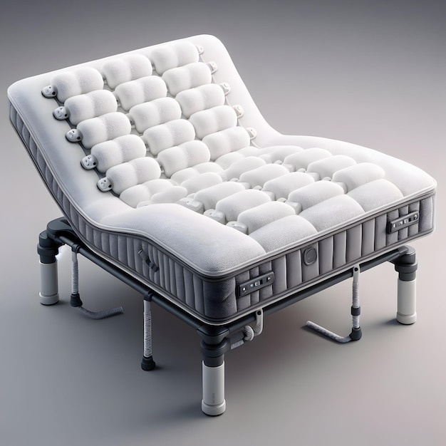 An adjustable marshmallow mattress base with customizable settings for ergonomic positioning and rel