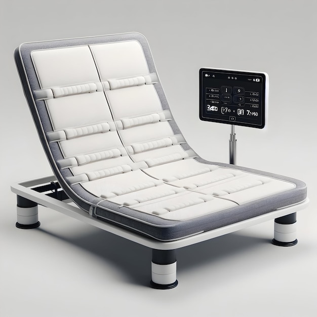 An adjustable marshmallow mattress base with customizable settings for ergonomic positioning and rel