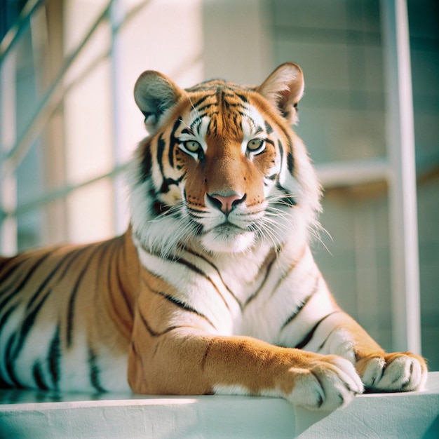 adorable animal This image captures a cheerful and calming moment