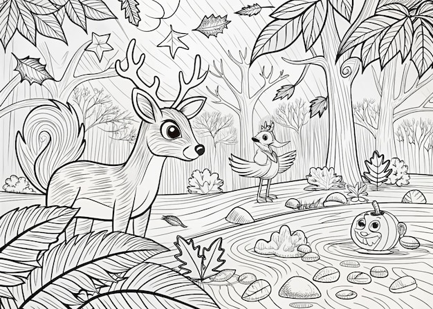 Adorable Animals Coloring Pages Fun for Kids