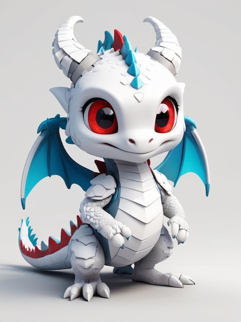 Adorable Baby Dragon Illustration