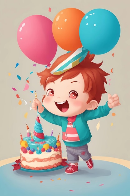 Adorable Birthday Cartoon Party